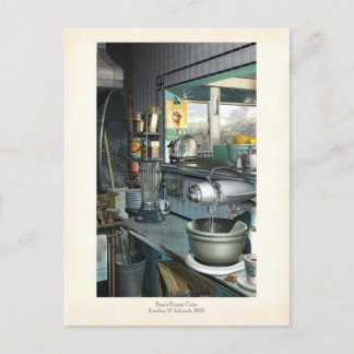 Bees Knees Cafe vykort