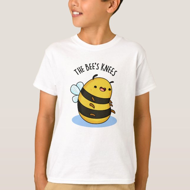 Bees Knees Funny Humla Pun T Shirt (Framsida)