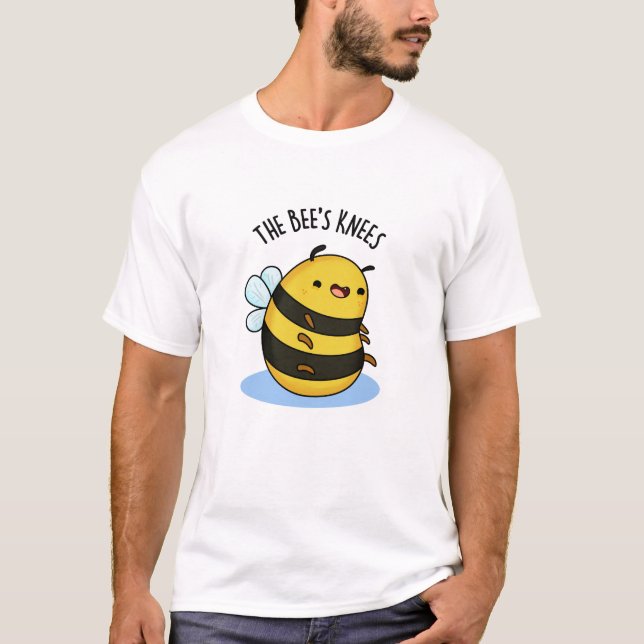 Bees Knees Funny Humla Pun T Shirt (Framsida)