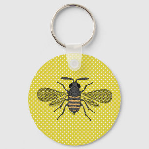 BEES och Honeycomb - Spara Bina Nyckelring