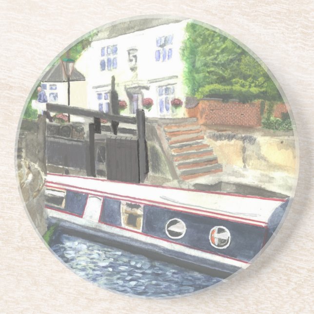 Beeston Canal Lock House Nottingham Underlägg Sandsten (Framsidan)