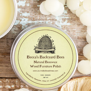 Beeswax Wood Furnbler Polska etiketter