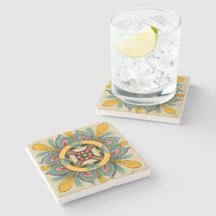 Beeswaxvictorianen belägger med tegel design stenunderlägg