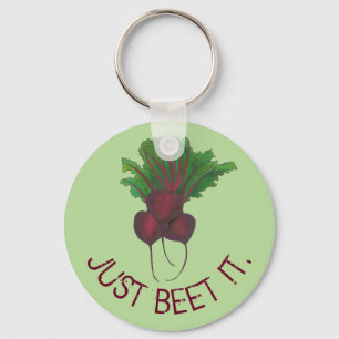 Beet bara Red Beets Veggie Bunch Gardener Vegan Nyckelring