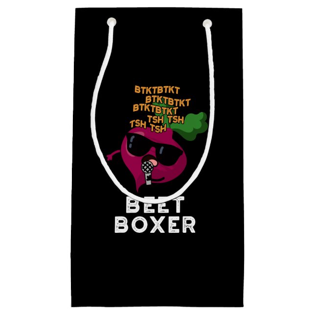 Beet Boxer Funny Beet Pun Mörk BG (Framsidan)