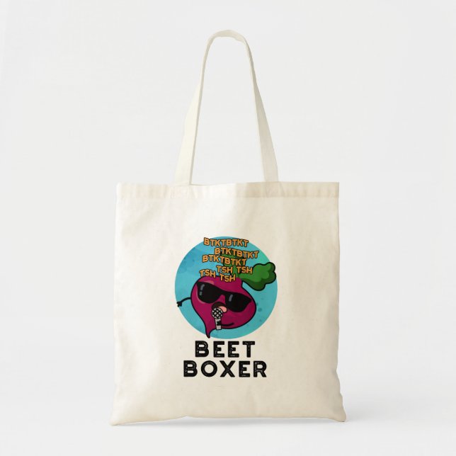Beet Boxer Funny Beet Pun Tygkasse (Framsidan)