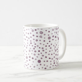 Beet Confetti Watercolor Dots Classic Mugg