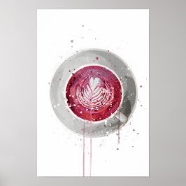 Beet Latte Poster