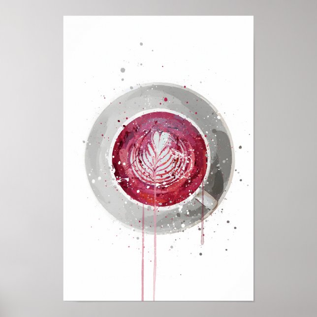 Beet Latte Poster (Framsidan)