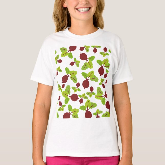 Beet Mönster T Shirt (Framsida)