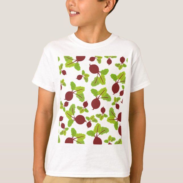 Beet Mönster T Shirt (Framsida)