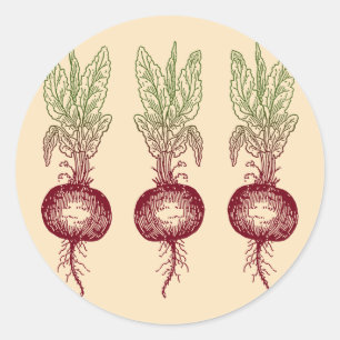Beet Runt Klistermärke
