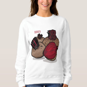 Beet-tecknad illustration t shirt