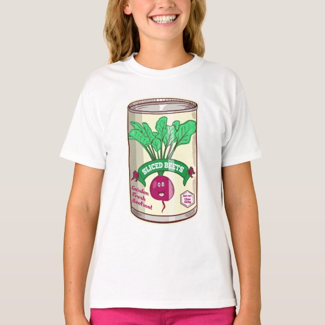 Beet Tin Can of Beets T Shirt (Framsida)