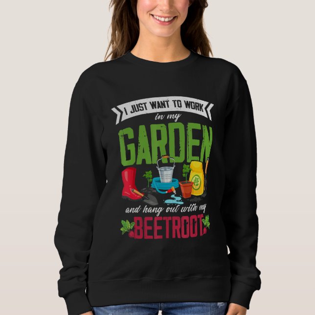 Beet Vegan  Garden Gardener Plant Veg T Shirt (Framsida)
