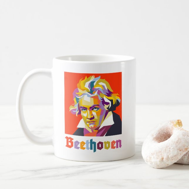 Beethoven 2 kaffemugg (Med munk)