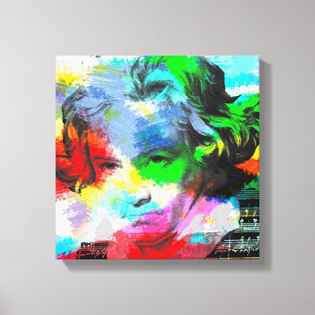 Beethoven Canvastryck (Framsida)
