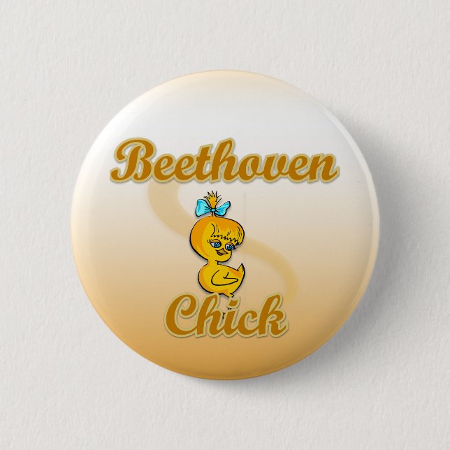 Beethoven Chick Knapp (Framsida)