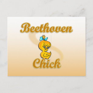 Beethoven Chick Vykort