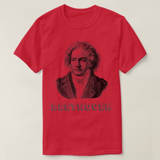 Beethoven Classical Music Composer Teacher Student T Shirt (Design framsida)
