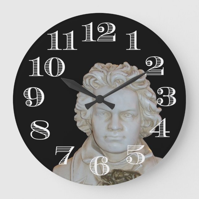 Beethoven Clock Design Stor Klocka (Framsida)