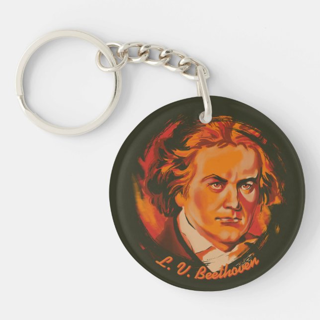 Beethoven Eldpalette Porträtt Citat (Framsidan)