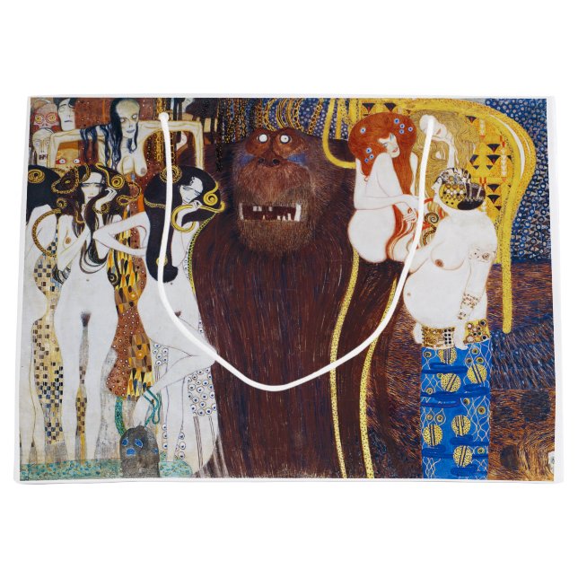 Beethoven Frieze (detalj), Gustav Klimt (Framsidan)