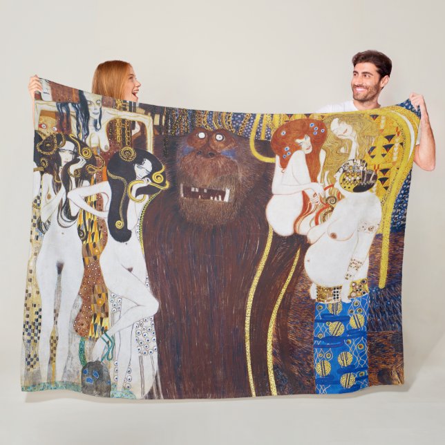 Beethoven Frieze (detalj), Gustav Klimt Fleecefilt (På plats)