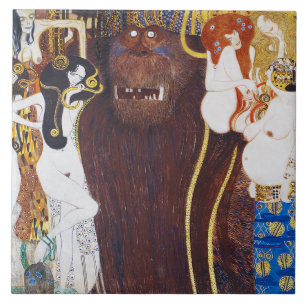Beethoven Frieze (detalj), Gustav Klimt Kakelplatta