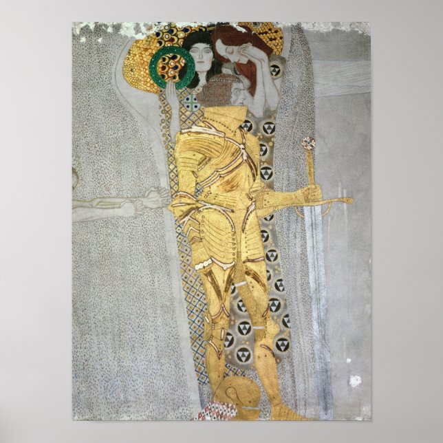 Beethoven Frieze-detaljen Poster (Framsidan)