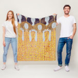 Beethoven Frieze (detaljer), Gustav Klimt Fleecefilt<br><div class="desc">Gustav Klimt (14 juli, 1862 - 6 februari 1918) var en österrikisk symbolmålare och en av de mest framstående medlemmarna i Wien Secession-rörelsen. Klimt noteras för målningar, murar, skisser och andra föremål d'art. Förutom hans verk, som innefattar anklagelser och porträtt, målade han upp landskap. Klimt var bland konstnärer från Wienutträdet...</div>