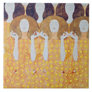 Beethoven Frieze (detaljer), Gustav Klimt Kakelplatta