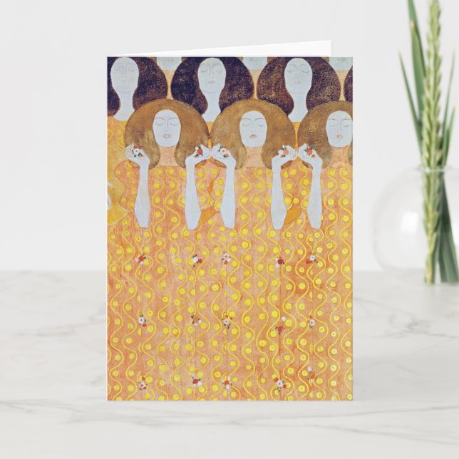 Beethoven Frieze (detaljer), Gustav Klimt Kort (Framsida)