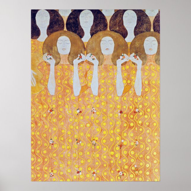Beethoven Frieze (detaljer), Gustav Klimt Poster (Framsidan)