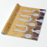 Beethoven Frieze (detaljer), Gustav Klimt Presentpapper<br><div class="desc">Gustav Klimt (14 juli, 1862 - 6 februari 1918) var en österrikisk symbolmålare och en av de mest framstående medlemmarna i Wien Secession-rörelsen. Klimt noteras för målningar, murar, skisser och andra föremål d'art. Förutom hans verk, som innefattar anklagelser och porträtt, målade han upp landskap. Klimt var bland konstnärer från Wienutträdet...</div>