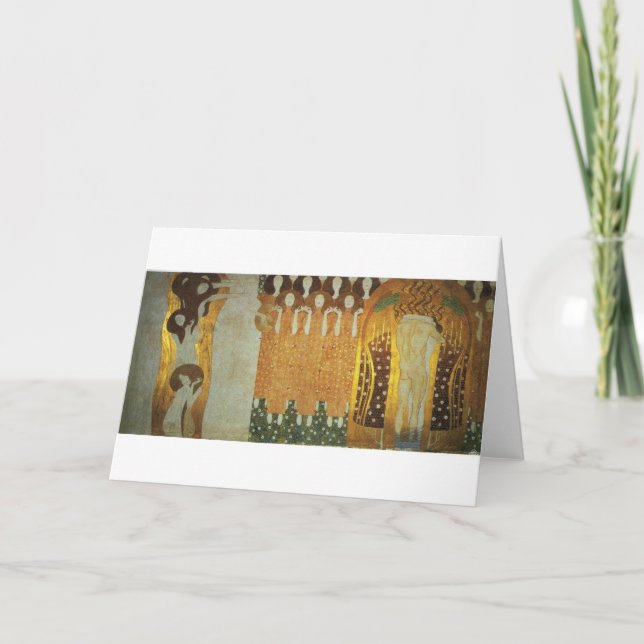 Beethoven Frieze: Longing for Happity Fi Kort (Framsida)