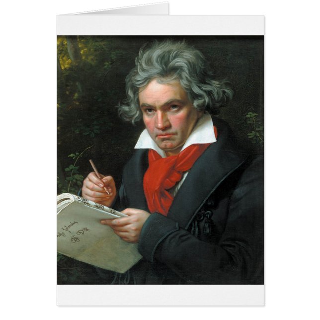 Beethoven Gifts Tees Collectibles on SALE Hälsningskort (Framsidan)