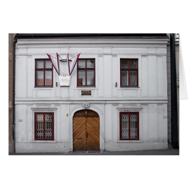 Beethoven - Grillparzer Haus Hälsningskort (Framsidan Horizontal)