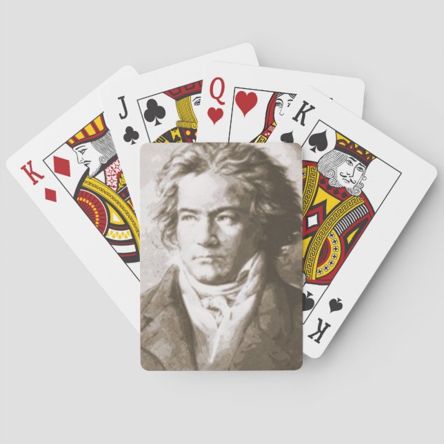 Beethoven i Sepia Casinokort (Baksidan)