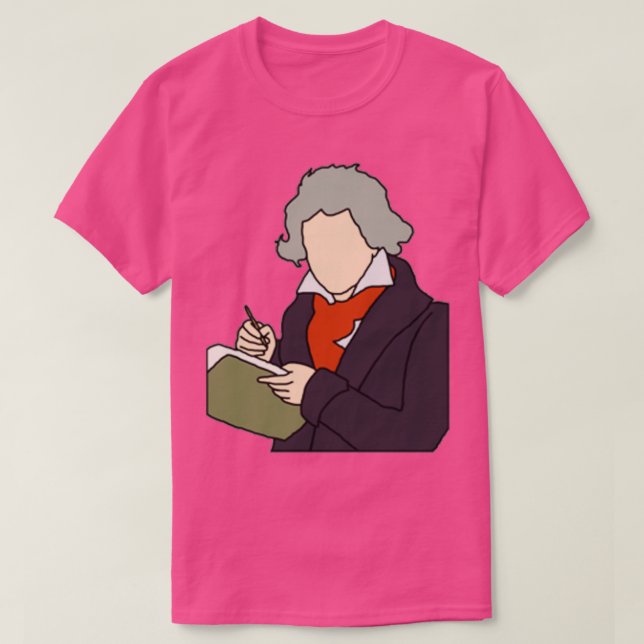 Beethoven Illustration T Shirt (Design framsida)