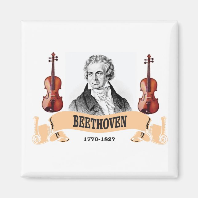BEETHOVEN IN VIOLINS MAGNET (Framsidan)
