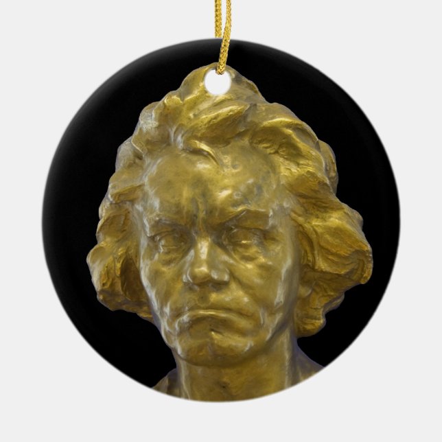 Beethoven Julgransprydnad Keramik (Framsidan)