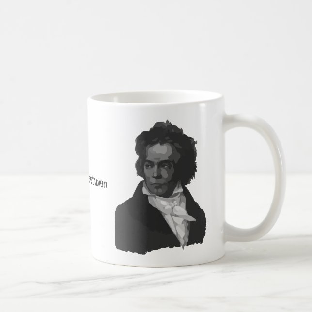 Beethoven Kaffemugg (Höger)