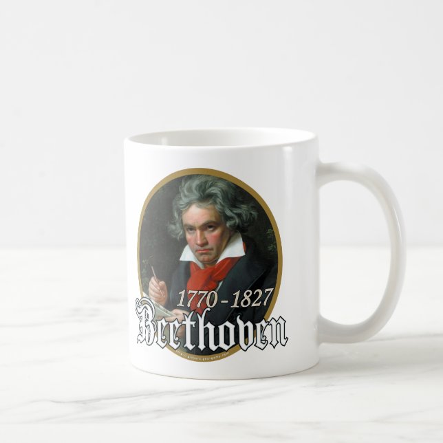 Beethoven Kaffemugg (Höger)