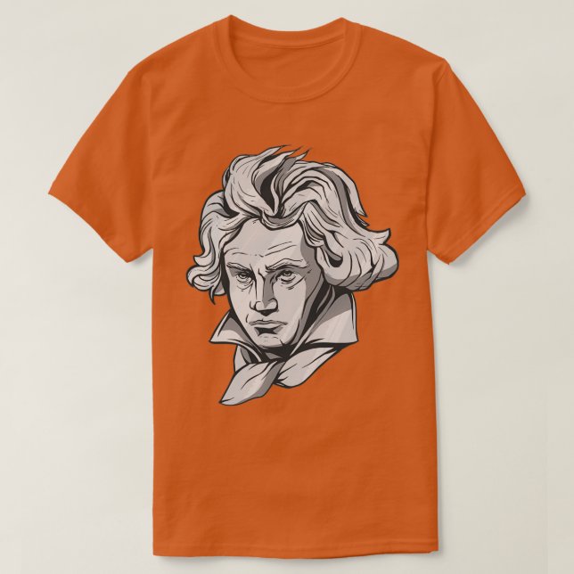 Beethoven kompositör pianist t shirt (Design framsida)