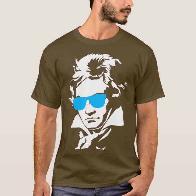 Beethoven Ludwig Van Music T Shirt (Framsida)