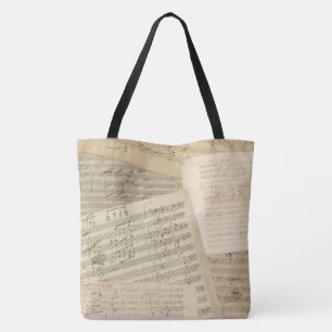 Beethoven Music Manuscripts Collage Tygkasse