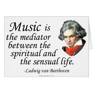Beethoven på Music Hälsningskort