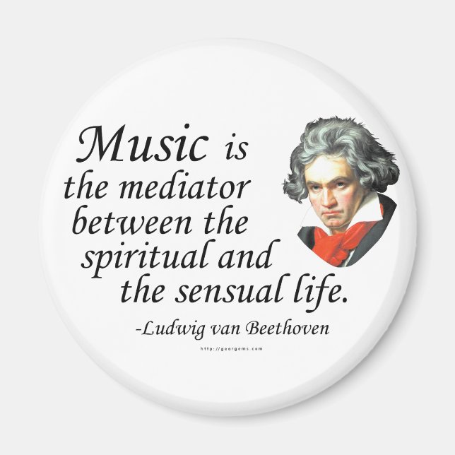 Beethoven på Music Magnet (Framsidan)
