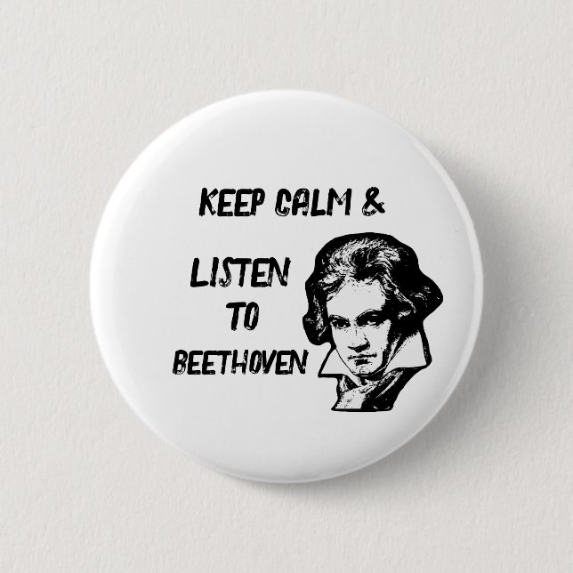 Beethoven Pin/ Knapp (Framsida)